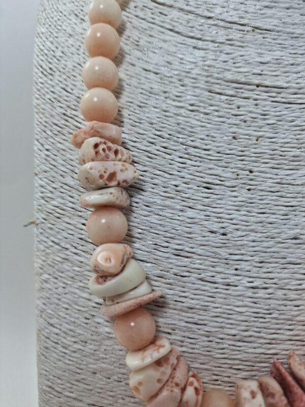 Collana in Corallo Rosa Originale e Agata - immagine 5