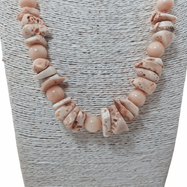 Collana in Corallo Rosa Originale e Agata - immagine 3