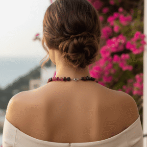 Collana donna in pietre naturali agata