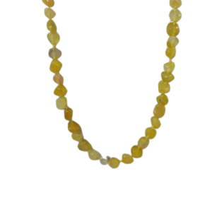 Collana Donna in Pietre Naturali Agata Giallo