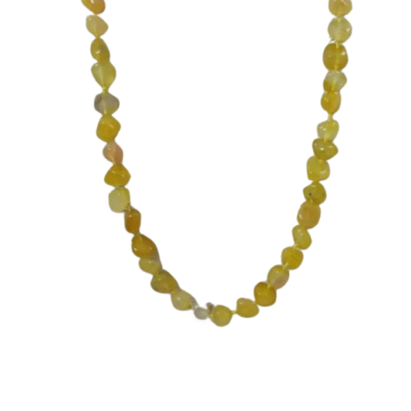 Collana Donna in Pietre Naturali Agata Giallo