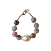 Bracciale Regolabile Donna Perla e Agata Multicolor - Perfetto per Ogni Stile