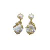 Orecchini "Gocce di Luna" - Perle Scaramazze e Madreperla, Eleganza Naturale