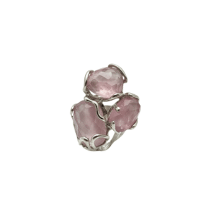 anello-quarzo-rosa-regolabile-statement-argento-donna-fatto-a-mano