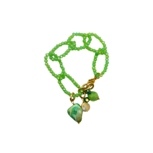 bracciale-artigianale-cristalli-verdi-agata-madreperla-magie-creative
