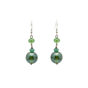 orecchini-pendenti-vetro-di-murano-verde-smeraldo-cristalli-magie-creative
