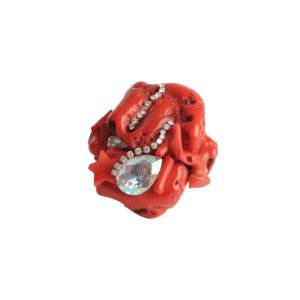 Anello Talamo di Corallo Originale e Bambù