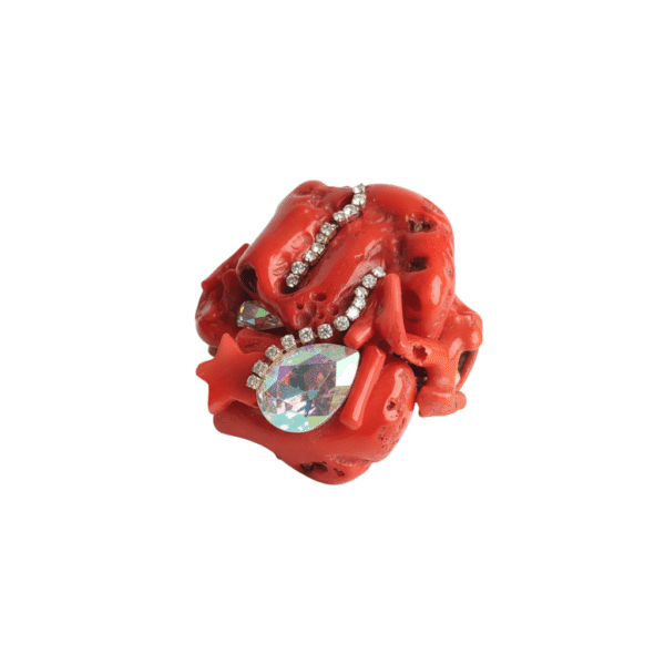 Anello Talamo di Corallo Originale e Bambù