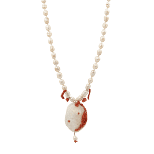 Collana Gran Dama con Cammeo, Perle e Corallo