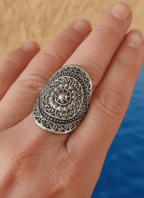 Anello Intreccio d'Ombra in Filigrana - immagine 2