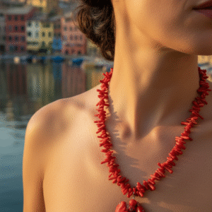 collana-corallo-rosso-bambu-ciondolo-donna-estiva-fatto-a-mano