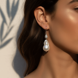 Orecchini Gocce di Luna con Perle Scaramazze