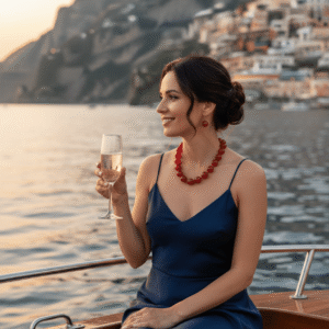 Collana Girocollo in Radice di Rubino