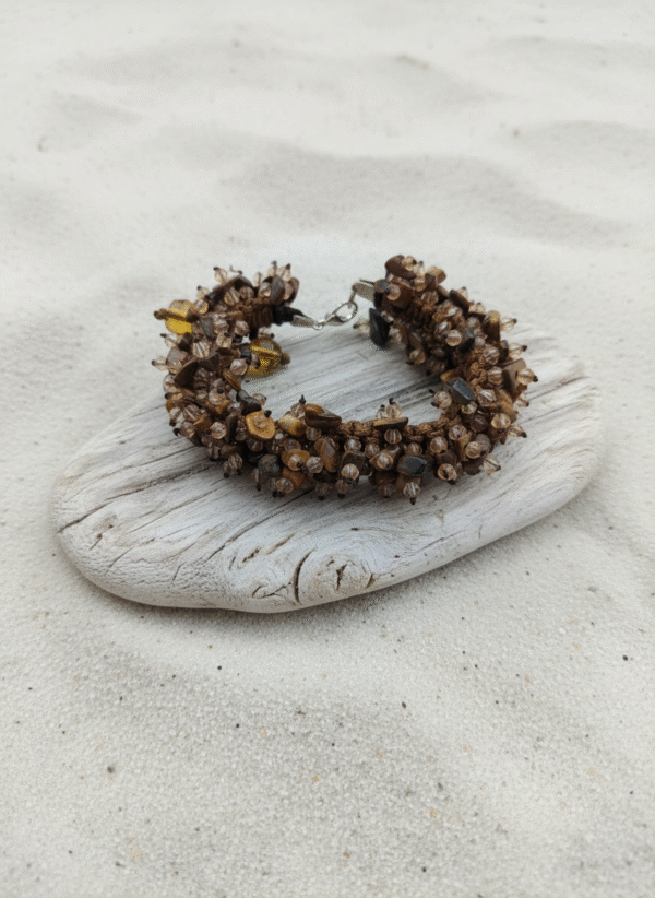 Bracciale Guerriero in Occhio di Tigre - immagine 3