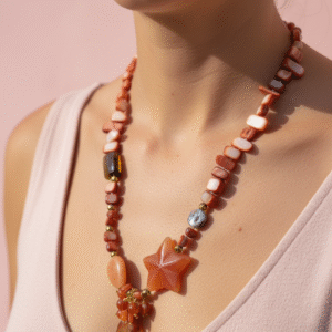 Collana Safari in Pietre Naturali Mix