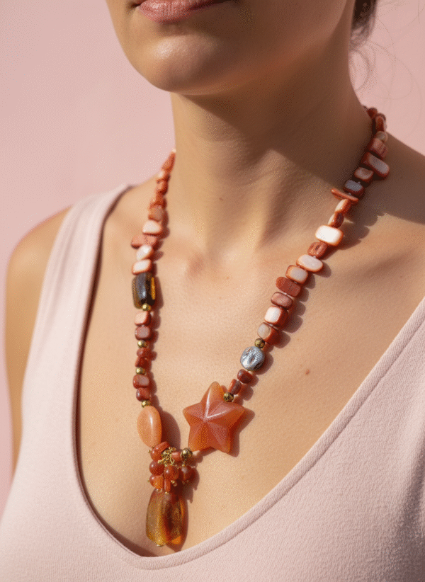 Collana Safari in Pietre Naturali Mix - immagine 2