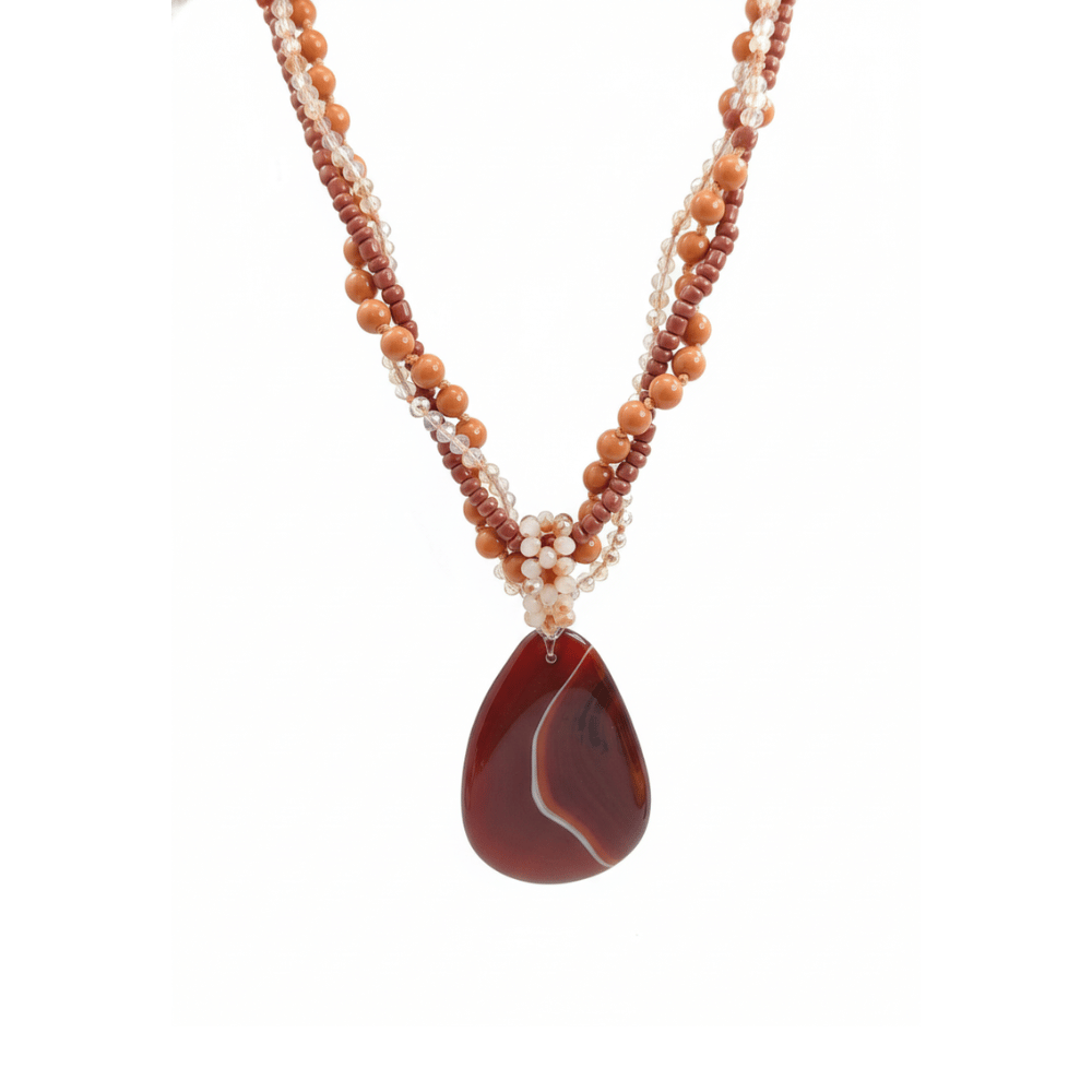 Collana Etnica con Agata Safari