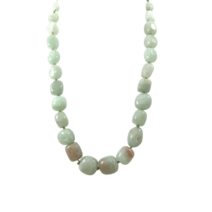 Collana Bosco Segreto in Agata Verde Muschio