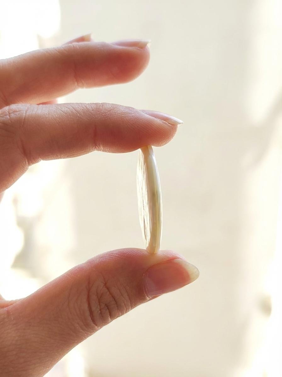 Collana Perle di Fiume con Ciondolo Perla a Moneta - immagine 6