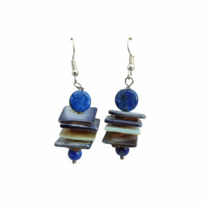 Orecchini Pendenti in Lapislazzuli e Mix Pietre Naturali